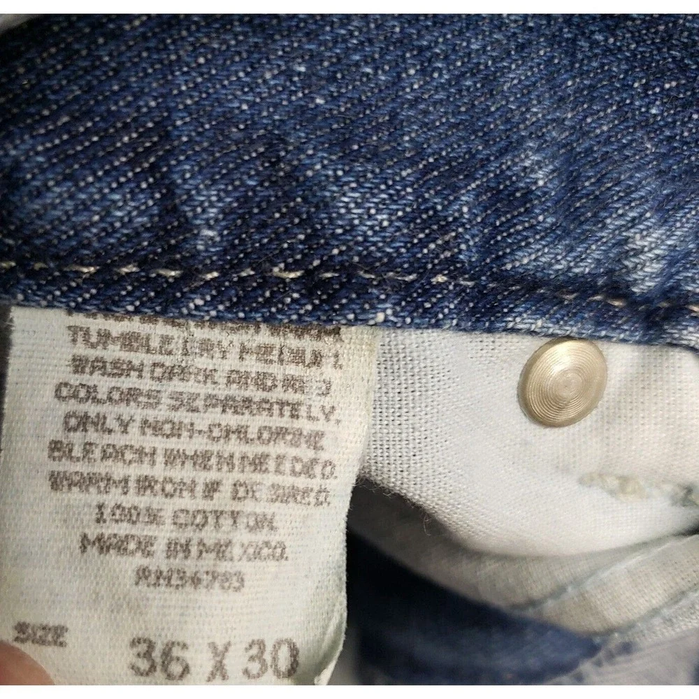 VTG Raylz Jeans Mens 36x30 Blue Wide Leg Denim Streetwear Skater Grunge Baggy